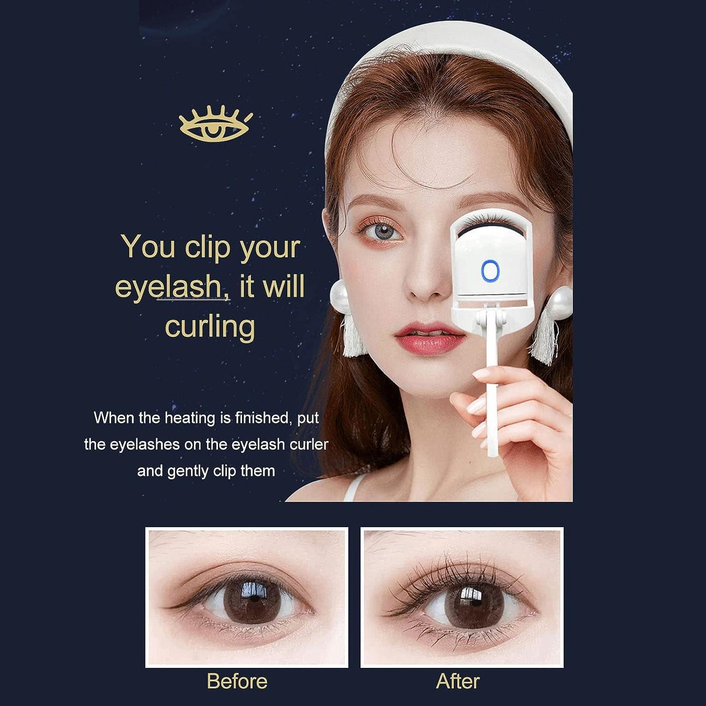 Electric Eyelash Curler Heated - COZZY FINDS 